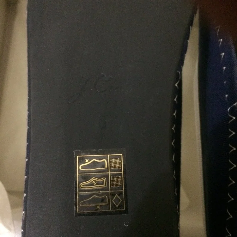 J. Crew Contrast tipped venetian loafers 6M